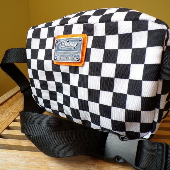 Loungefly Disney Mickey Donald Goofy Checkered Fanny Pack - Picture 5 of 13